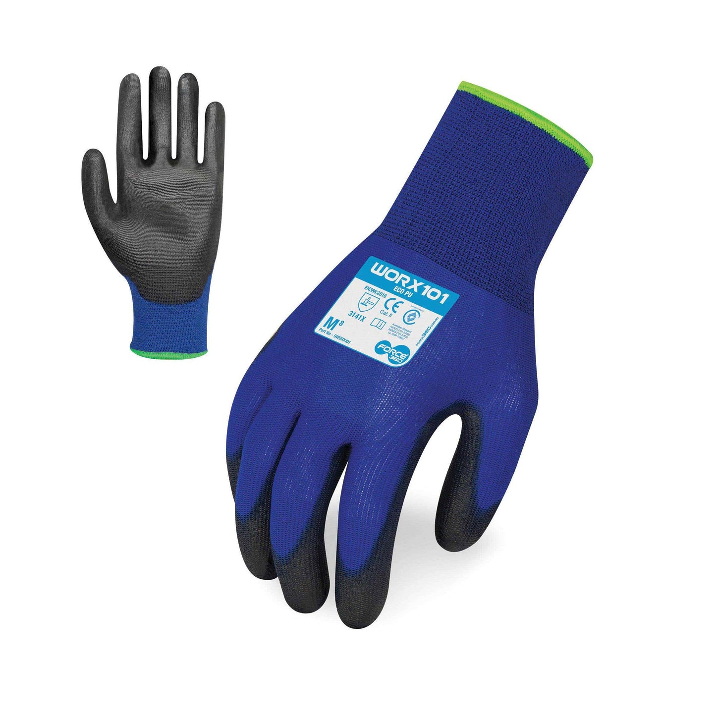 Force360 Eco PU Glove L 253056 GWORX101-L