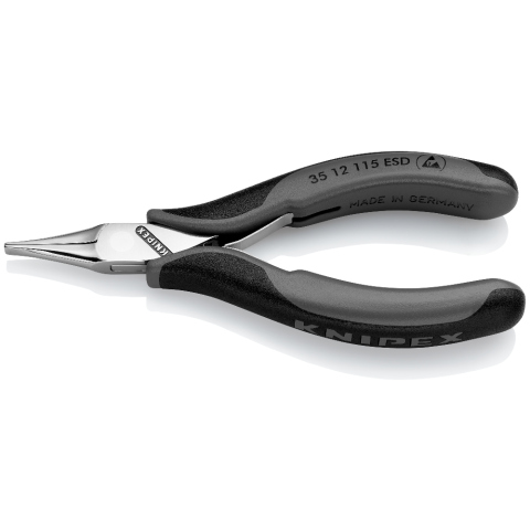 Plier Long Nose ESD Electronics 115mm Knipex 40009016 3512115ESD