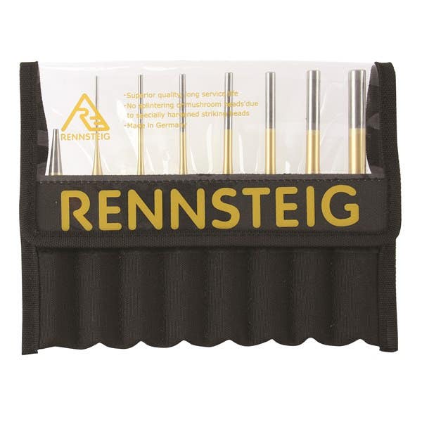 Pin Taper + Parallel Punch Set RENNSTEIG 8 Piece 91748036 RTP8