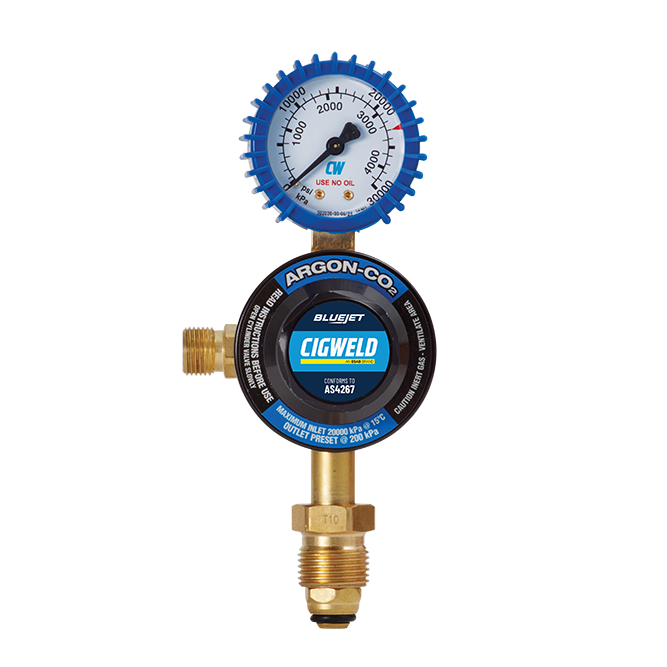 CutSkill Argon PRE-SET Regulator, 200kPa VI 37100171 201021