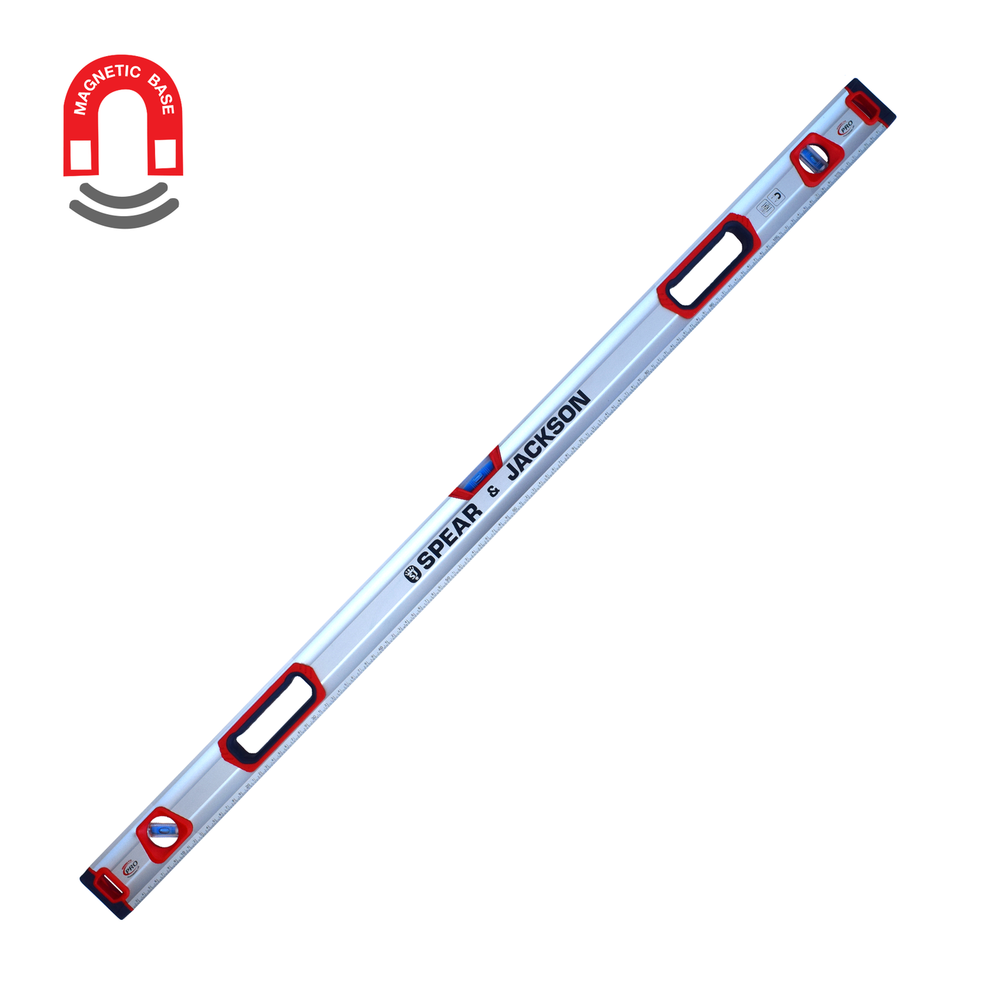 Spirit Level Shock Proof 4 Vial High Accuracy 0.5mm/m 2000mm 400014 SJ-PRL20