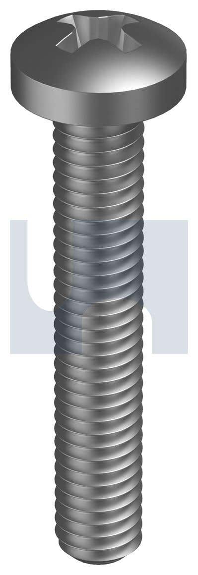 Screw Metal Thread Pan Head Phillips Zinc 6 X 16mm 269522 MSMSZPPM060016