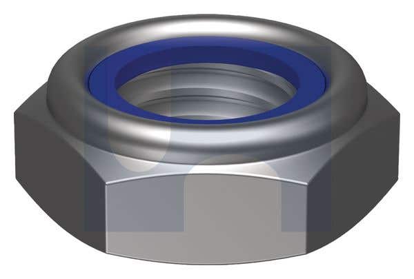 Nut Hex Nyloc Insert Thin Class 04 Zinc 2.5P 20mm 40065735 NN05ZTCm20