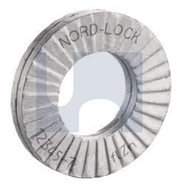 Washer Serrated Lock Large OD Zinc Flake Coated Nordlock 30mm 495834 WNHTLDM30