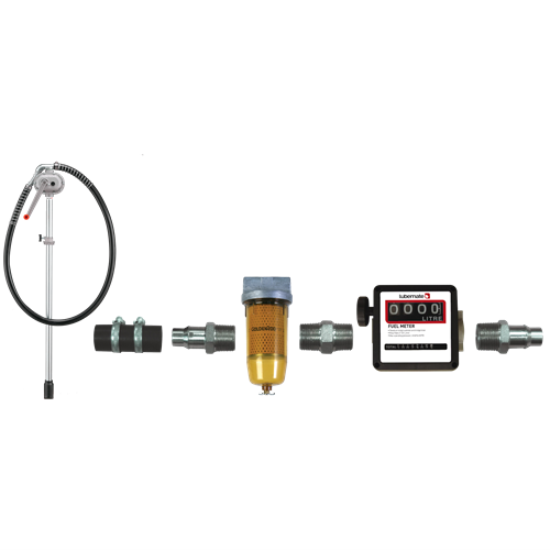Pump Kit Fuel Manual Bi-Lobe With Filter & Meter Macnaught L-BLPHFM 40023671 L-BLPHFM