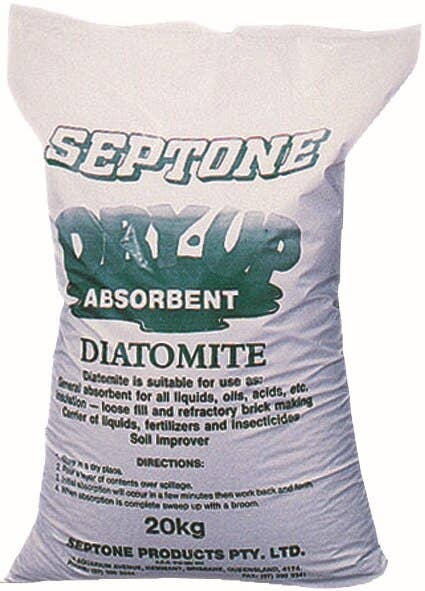 Absorbent 20kg Diatomite Earth Septone 262196 ADDU20