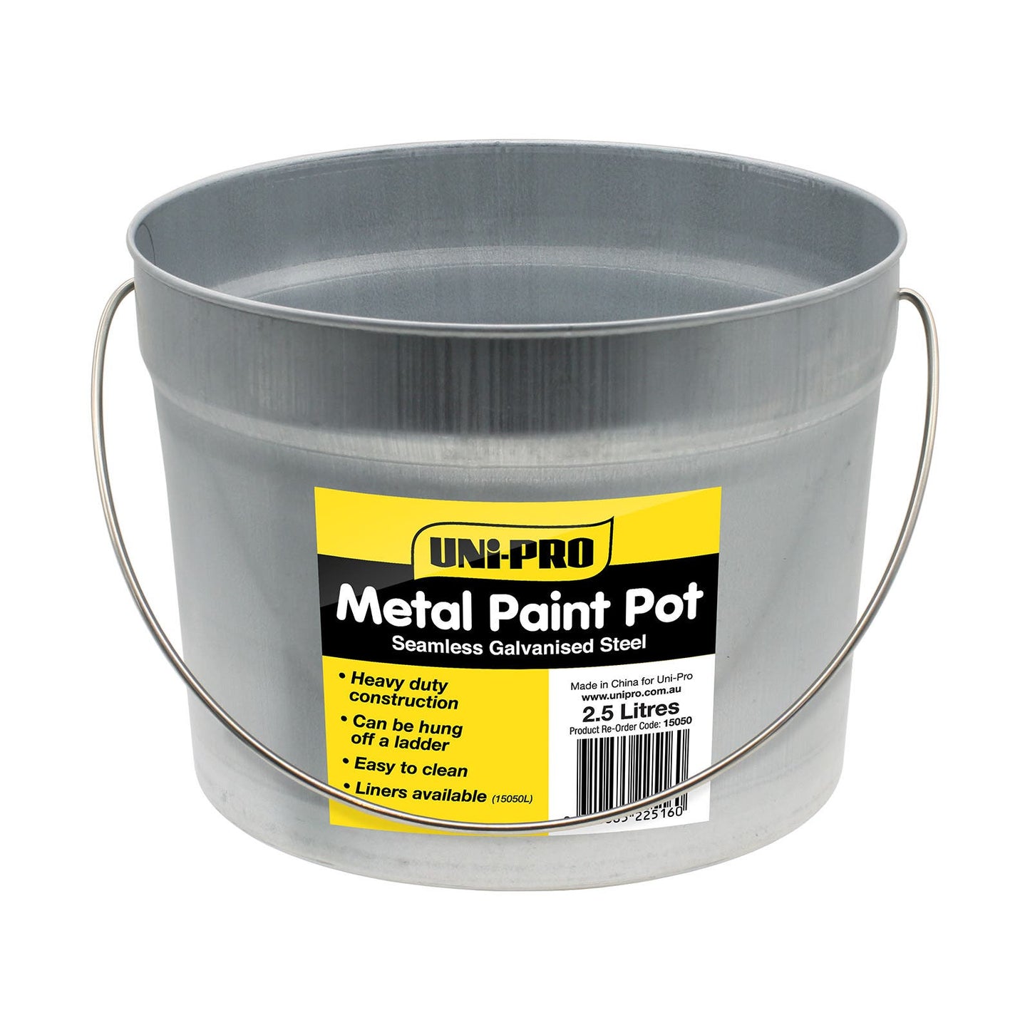 UniPro 2.5L Heavy Duty Metal Paint Pot 37501588 15050