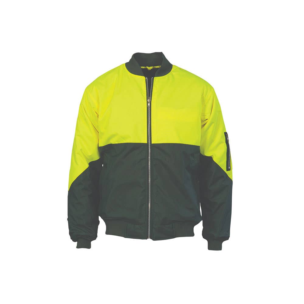 Jacket Flying 2XL Yellow/Bottle/Green 300D Poly PU Hi Vis 482974 3861-Y/G-2XL