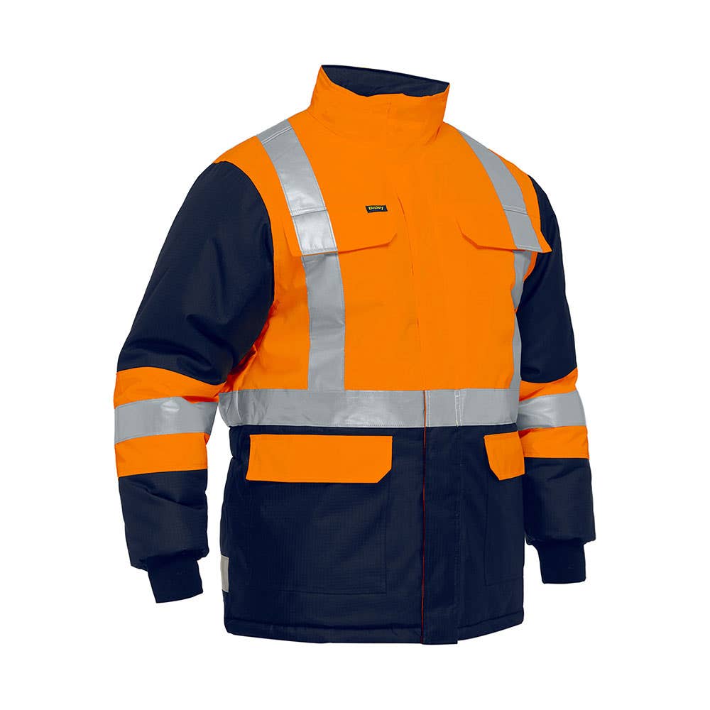Jacket Freezer X Taped Two Tone Hi Viz Or/Na Bisley 2XL_40044033_BJ6450T_TT052XL