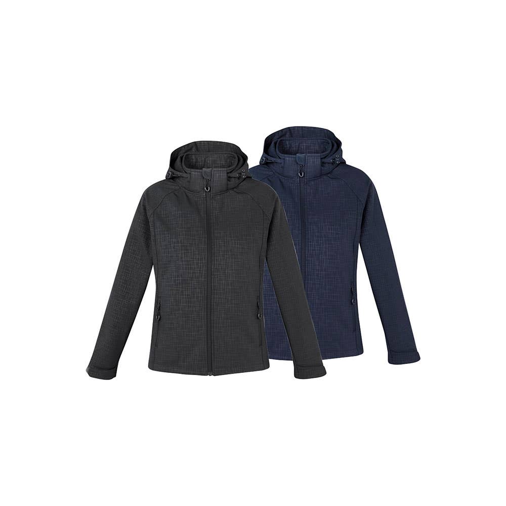 J135L Geo Women's Soft Shell Hooded Jacket J135L