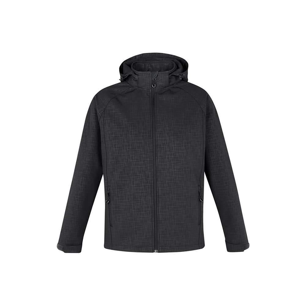J135M Geo Hooded Soft Shell Jacket Black L 40031380 J135M BLK L