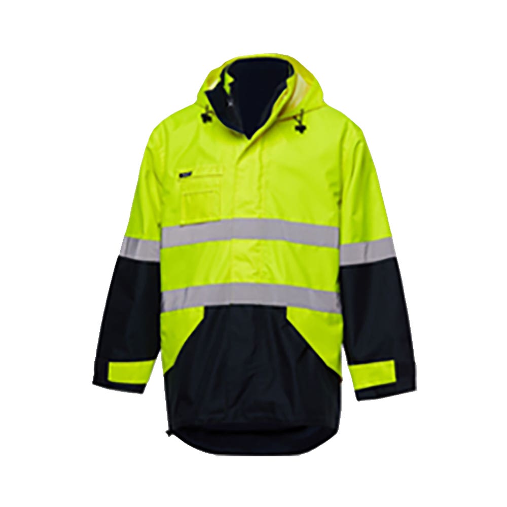 Jacket 4 In 1 Waterproof Hi-Vis Reflective 2XL Yellow/Navy 40056920 K55300-Y/N-2XL