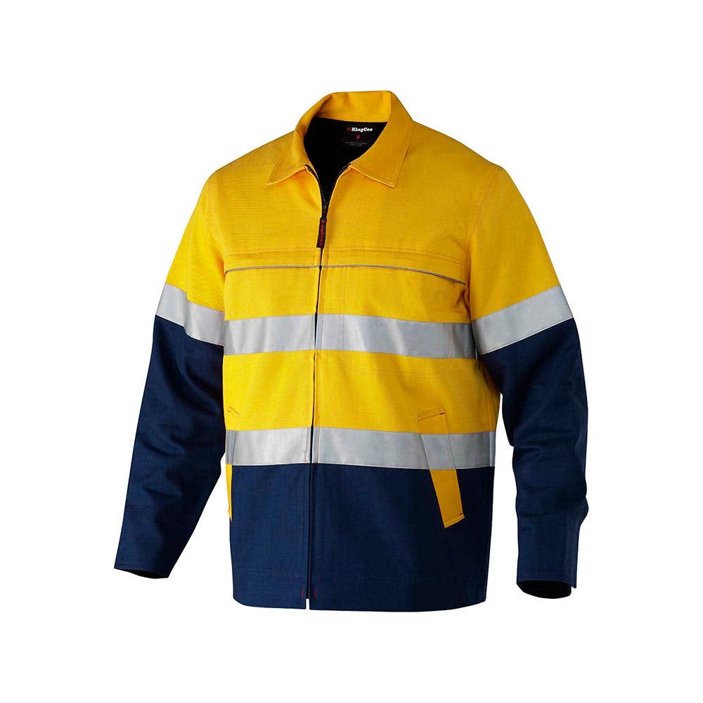 Jacket Drill Nano-Tex 310gsm 3M Tape Hoop Orange/Navy XL King Gee 90012820 90012820 K55905-Y/N-S