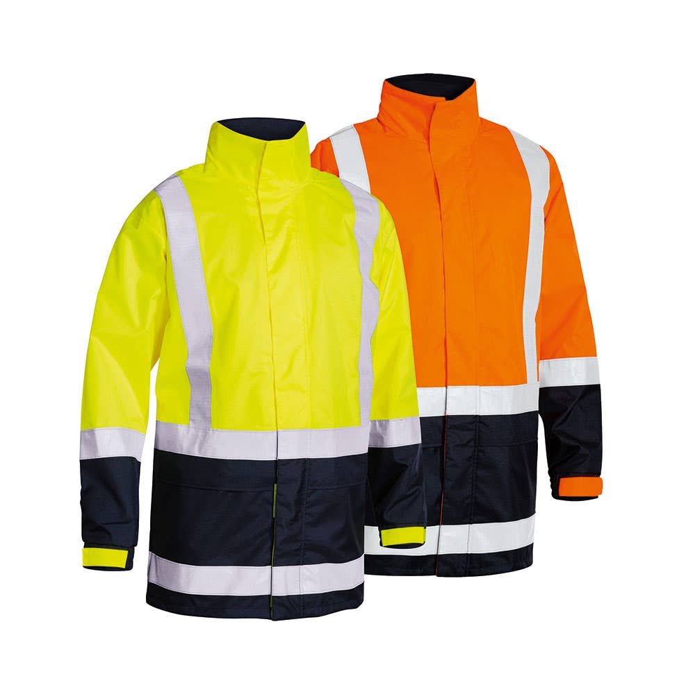 BJ6966T Hi-Vis Waterproof Taped Rain Jacket AGIGBJ6966T
