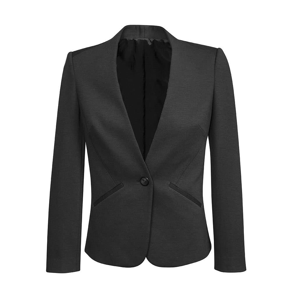 Jacket Womens Collarless 61610 Biz Corporates BIZ61610