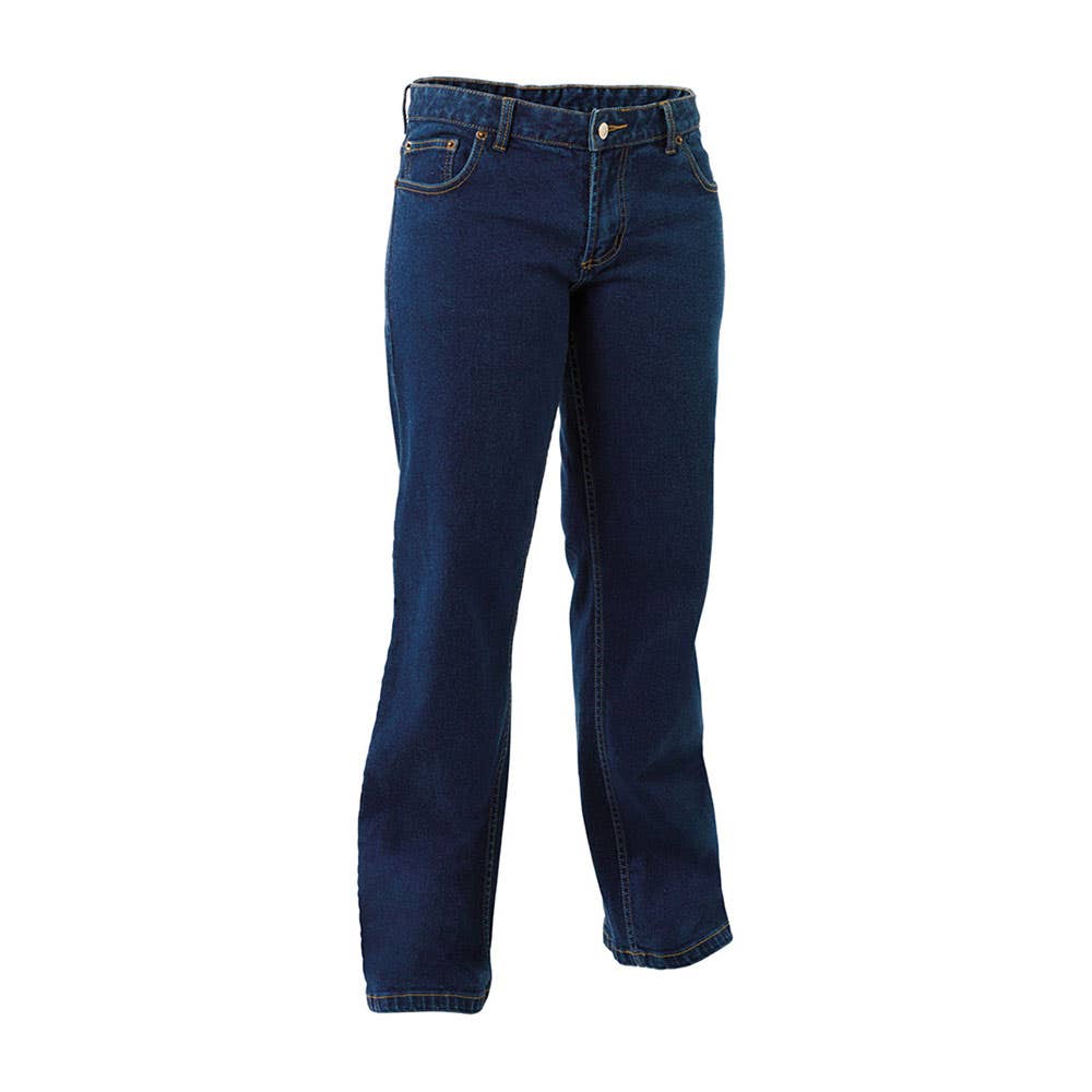 Jeans Denim Womens Stretch 490gsm Stonewash 10 King Gee 31210270 K43390-BLU-10