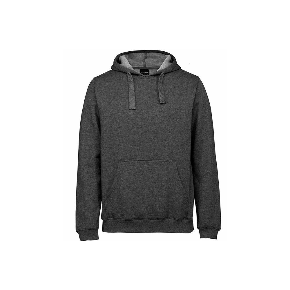 Jumper Hoodie Pull-On Poly/Cotton Graphite Marle 2XL 504196 3POH-GRA/MAR-2XL