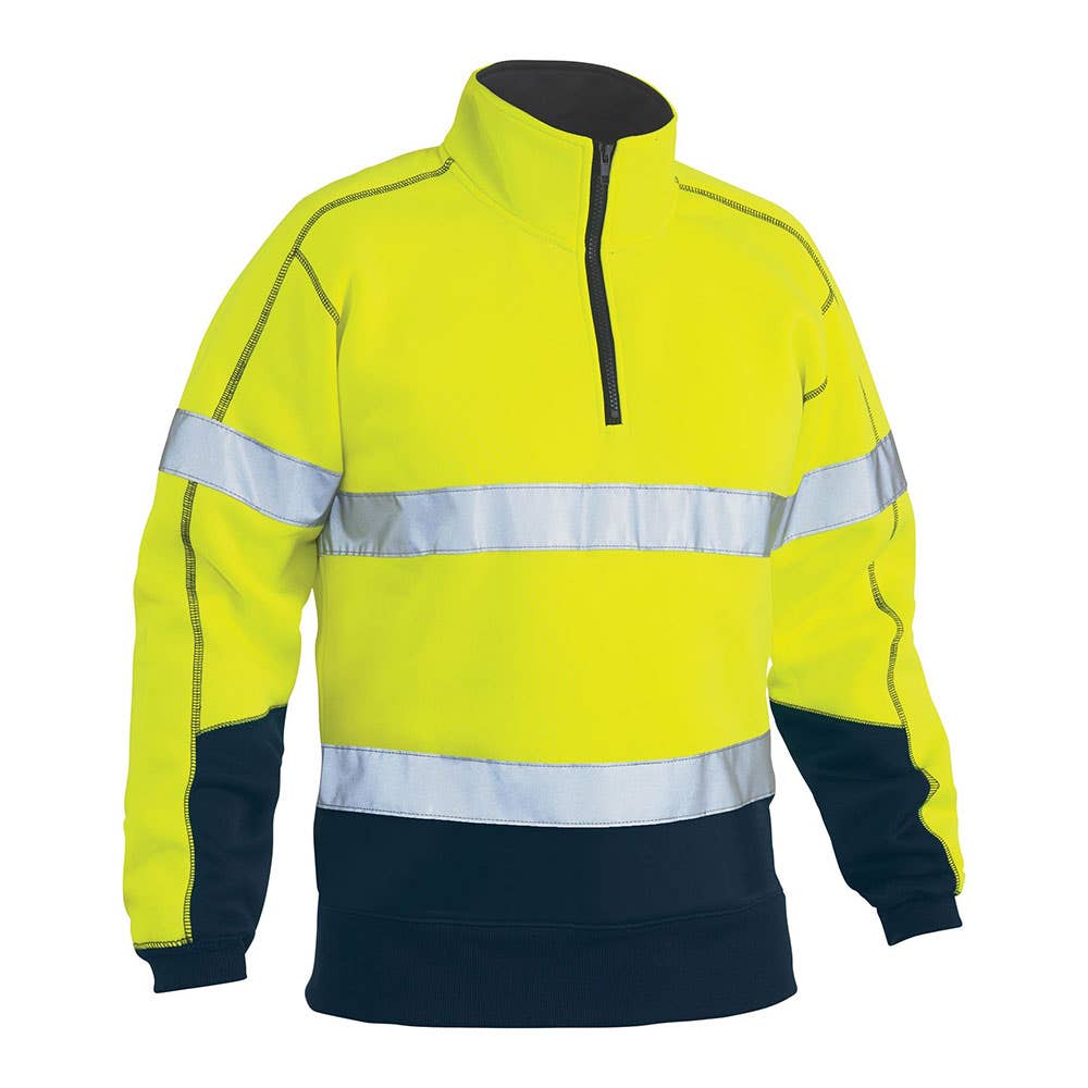 BK6989T Hi-Vis 1/4 Zip Taped Jumper Iplex BK6989TIPL