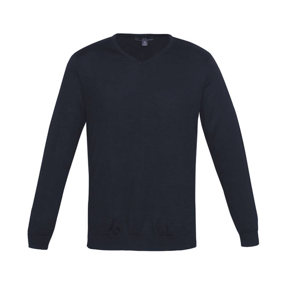 Jumper Pullover V-Neck Wool Blend Navy 2XL Biz_40010178_WP417M-NAV-2XL