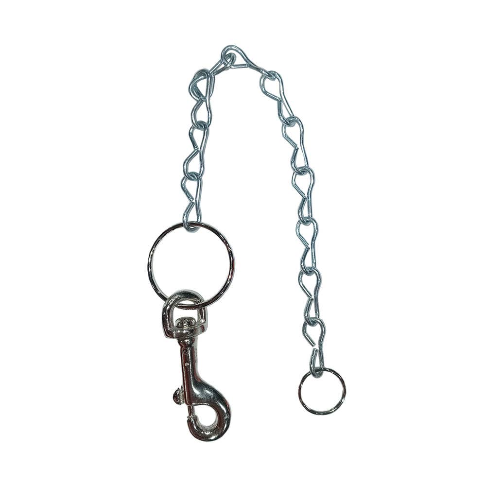 Chain Tag Assembly Snap Hook Keyring 2 x 200mm 90160105 SSTCDC