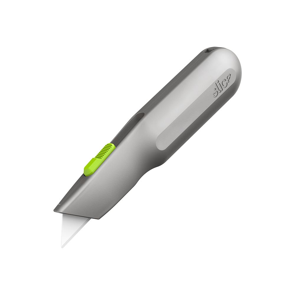Slice Auto Retractable Metal Handle Utility Knife 10491 526554 slice-aruk