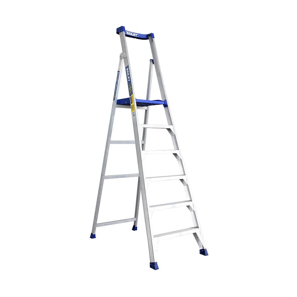 Aluminium Platform Ladder 1.8m 150kg 196682 FS14069