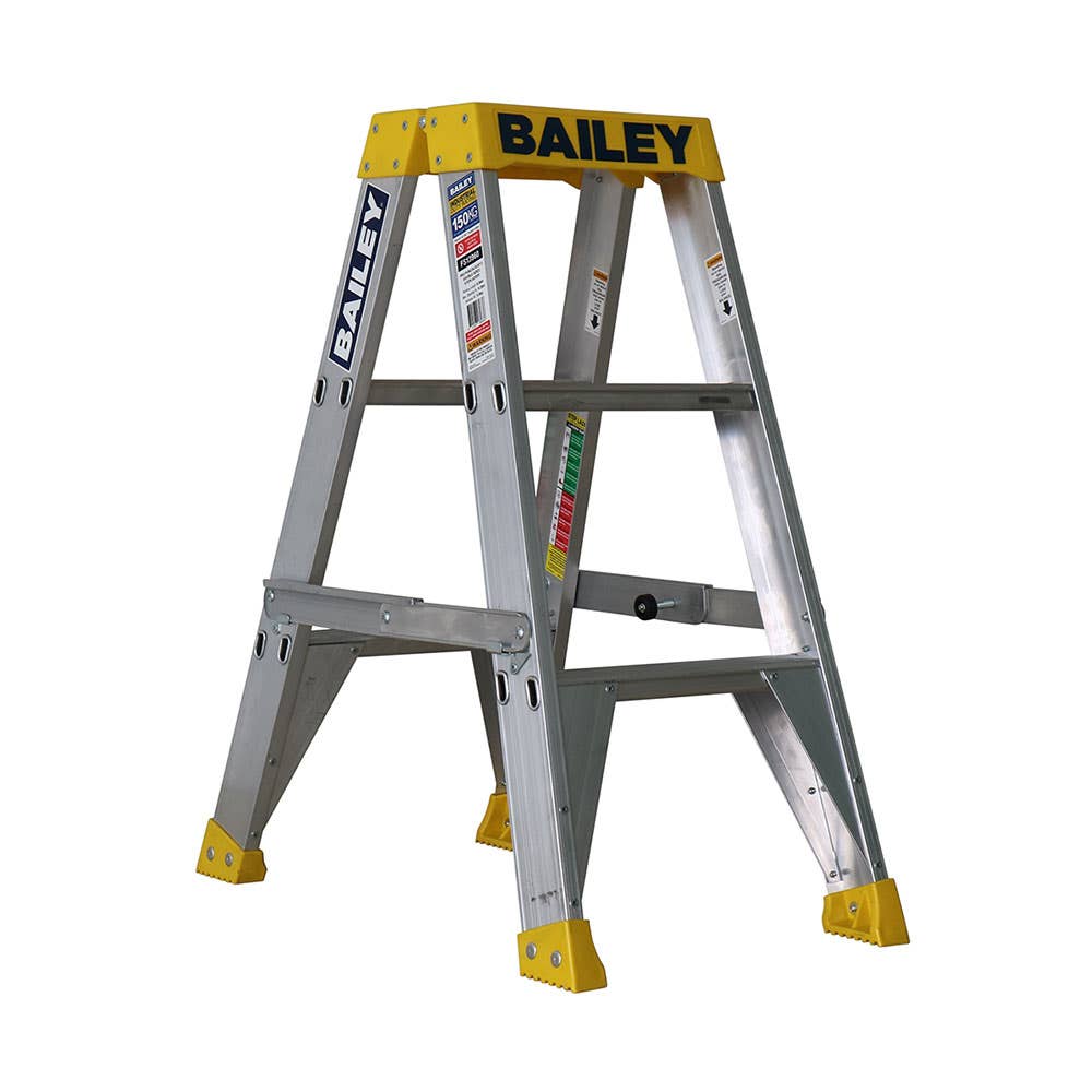 Double Sided Aluminium Ladder 0.9m 150kg 60021181 FS13960