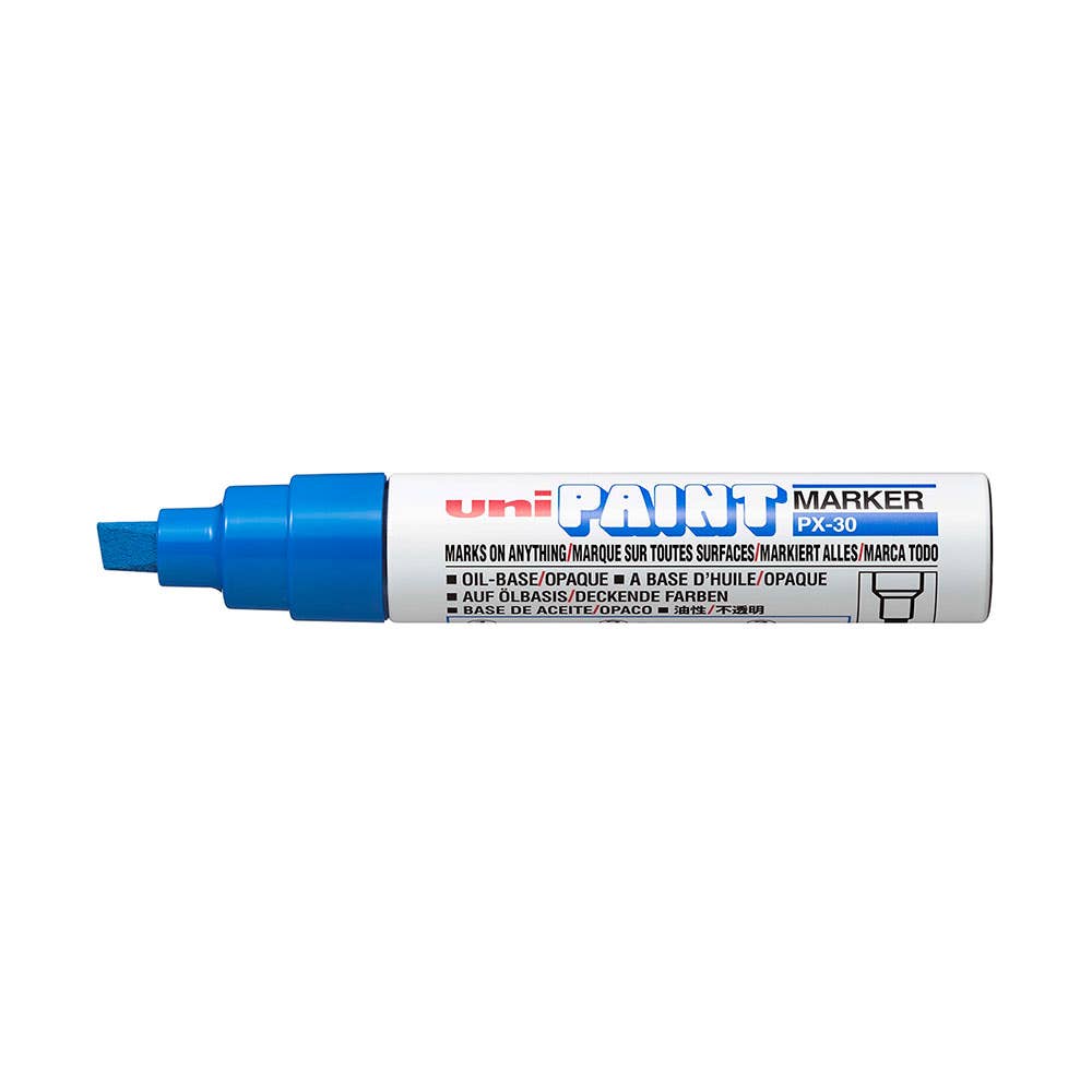 PX30 Chisel Tip Paint Marker 8mm Blue 313263 PX30BBL