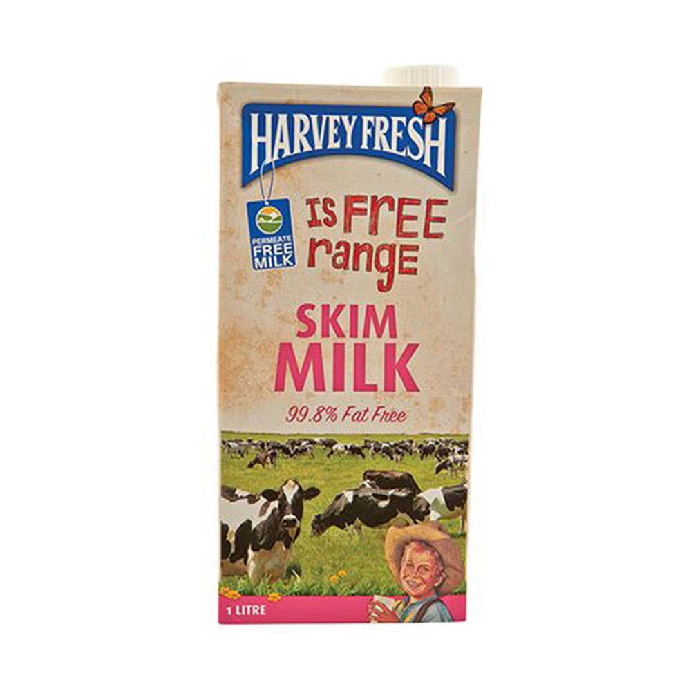 Harvey Fresh Long Life Skim Milk Uht 1L 87000872 80466