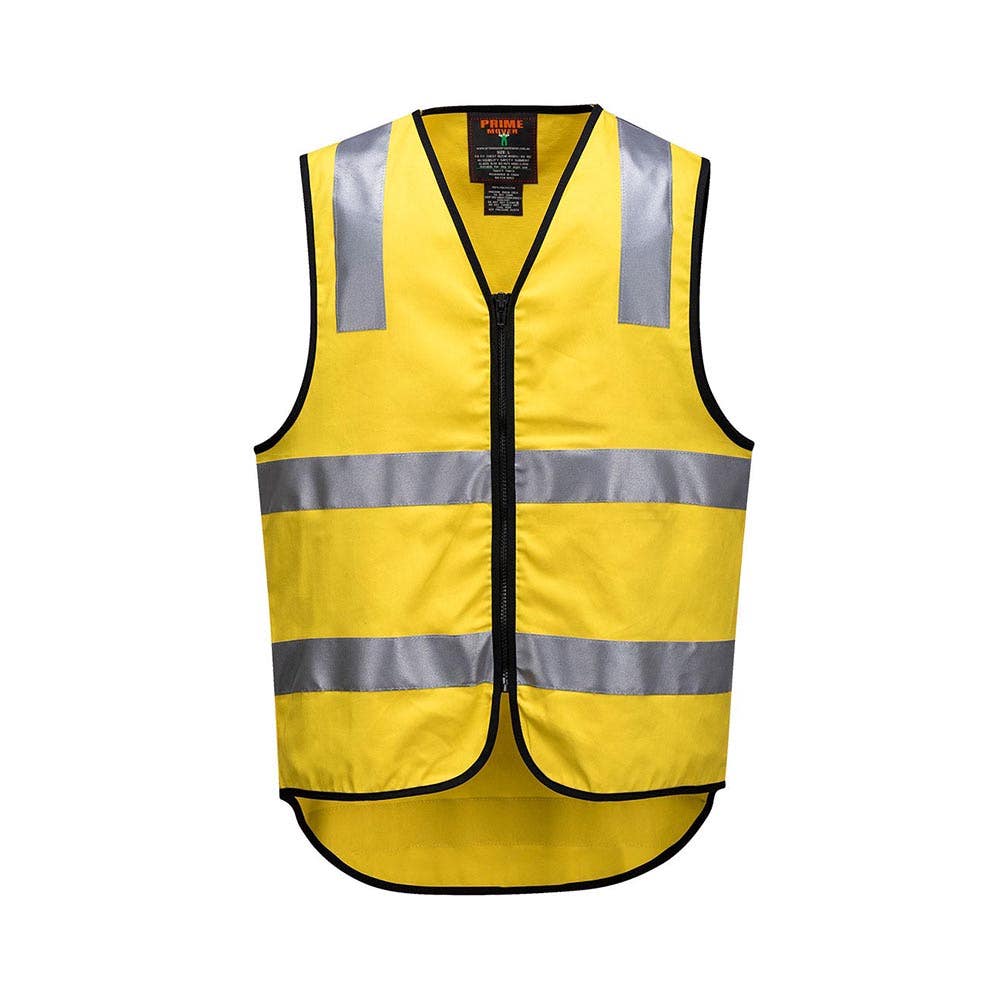 MW338 Zipped Cotton 185gsm Tape Portwest Vest_MW338