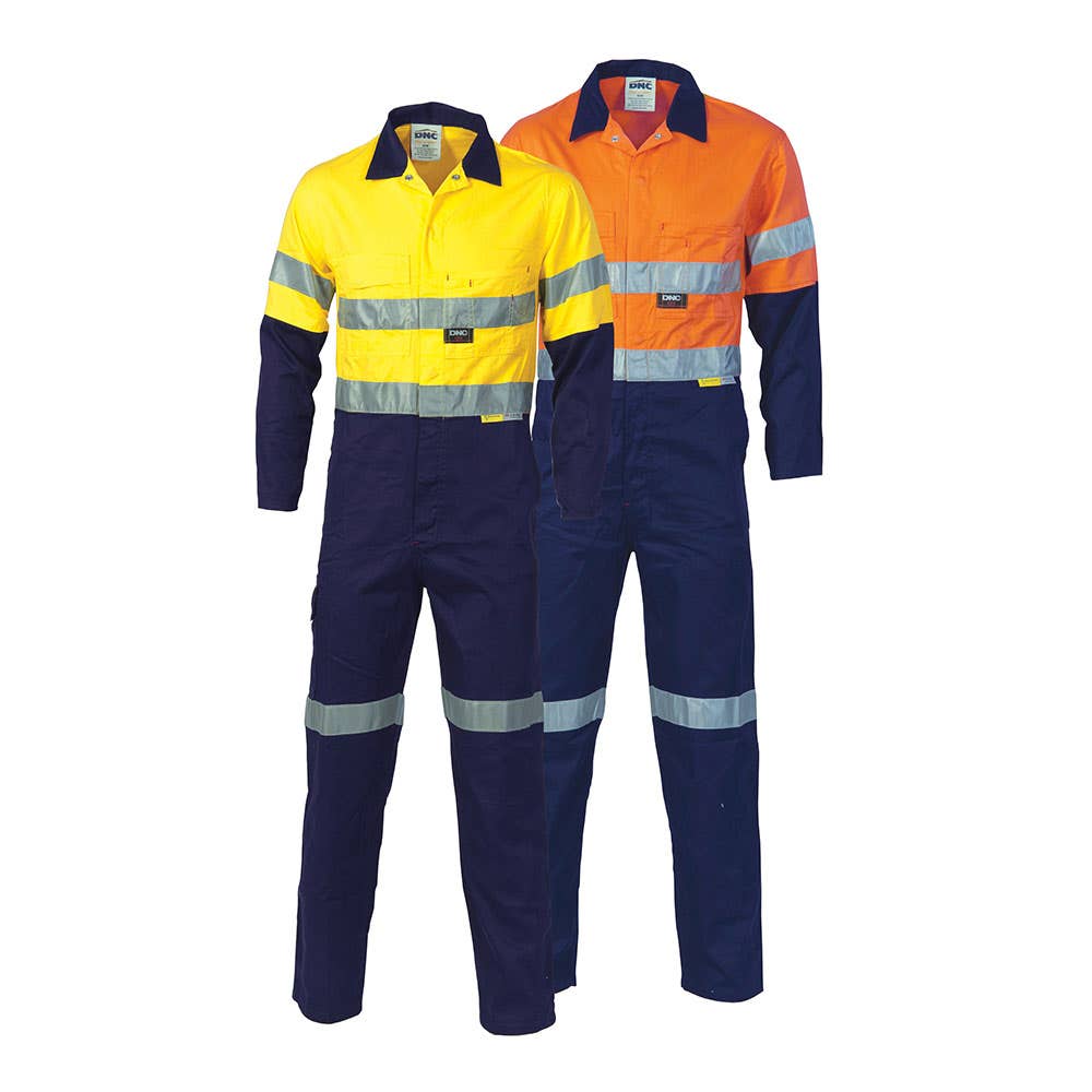 3855 Taped Cotton 311gsm Overalls DNC Infrabuild Logo INFRA3855
