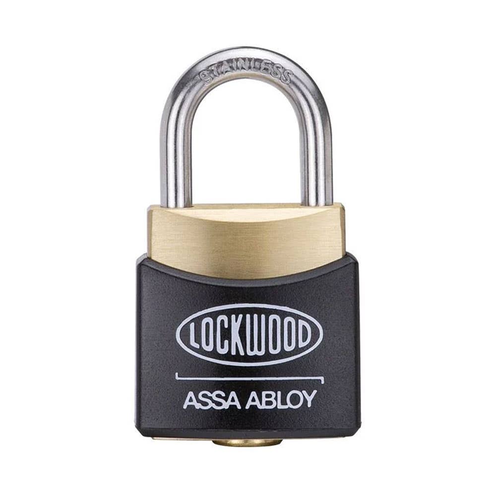 Padlock Lockout Brass 312E 30/19mm Black KD 122202 312EL19/BK/KD