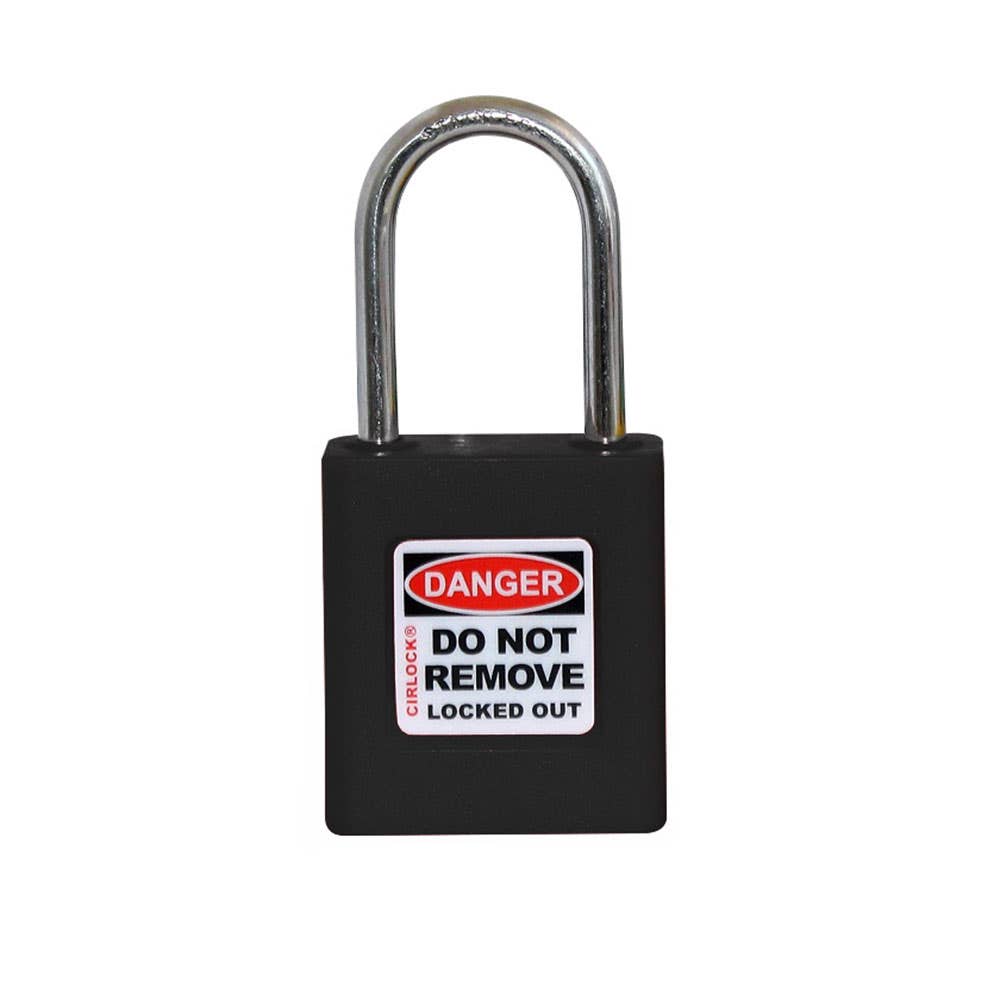 Padlock Keyed Alike 50mmss Black NOSIZ 40015950 SLP-450-BLK-KA