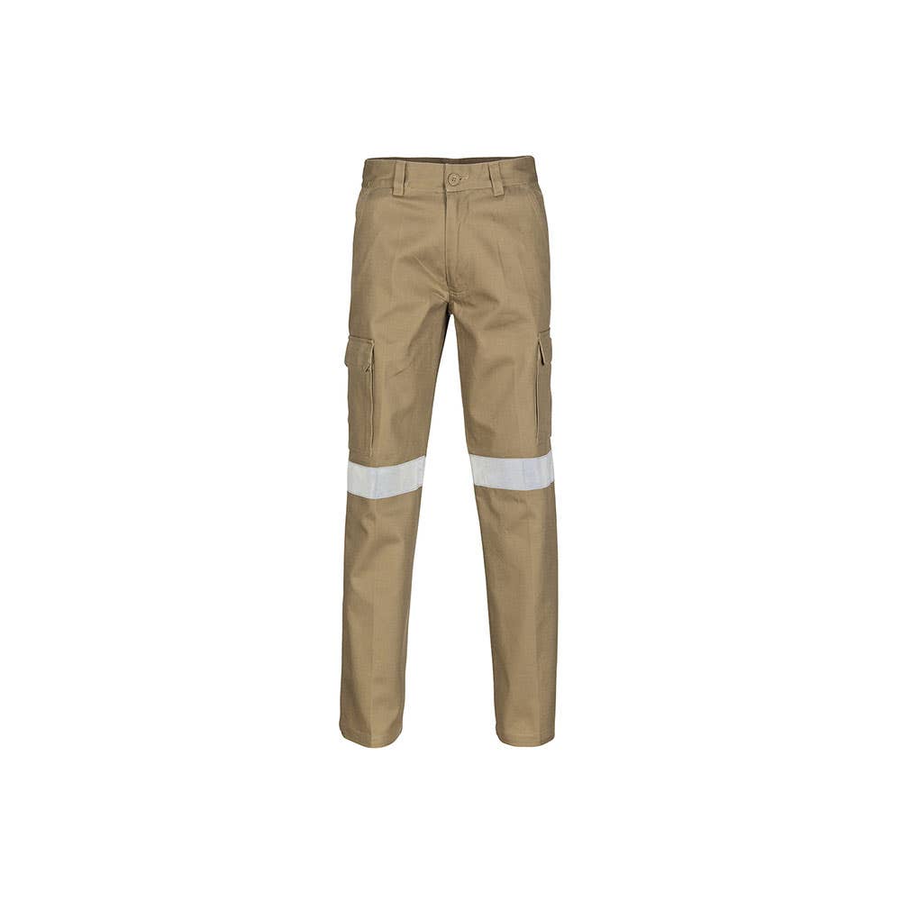 Cotton Drill Cargo Pant - Taped - Khaki - 82R 36016081 3319-KHAKI-82R