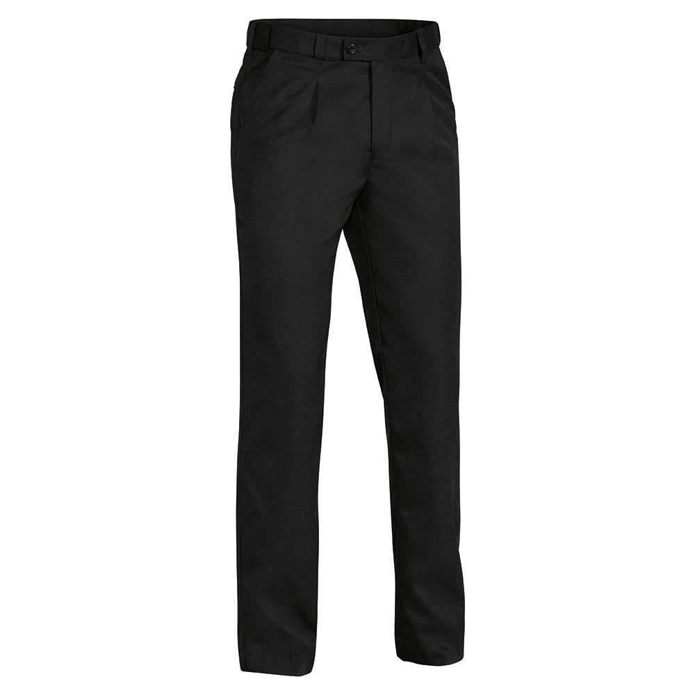 Pants Poly Viscose 235gsm Stain Re Guard Perm Press Black 97S Bisley_297960_BP6123D_BBLKS97
