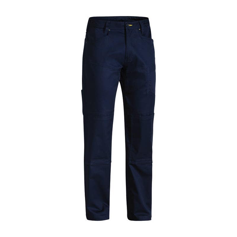 Pants 102R Navy Cotton Twill Ripstop 234gsm Vent X Airflow Bisley BAE Logo 50105714 BAE BP6474 BPCT102REG