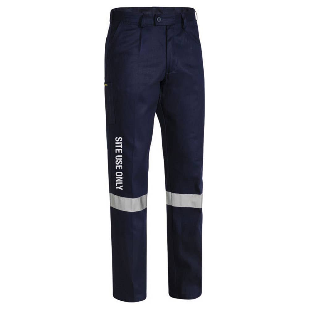 BP6571T Cotton Drill Taped Pants 310gsm Glencore MIM Logo Site Use Only BP6571TS