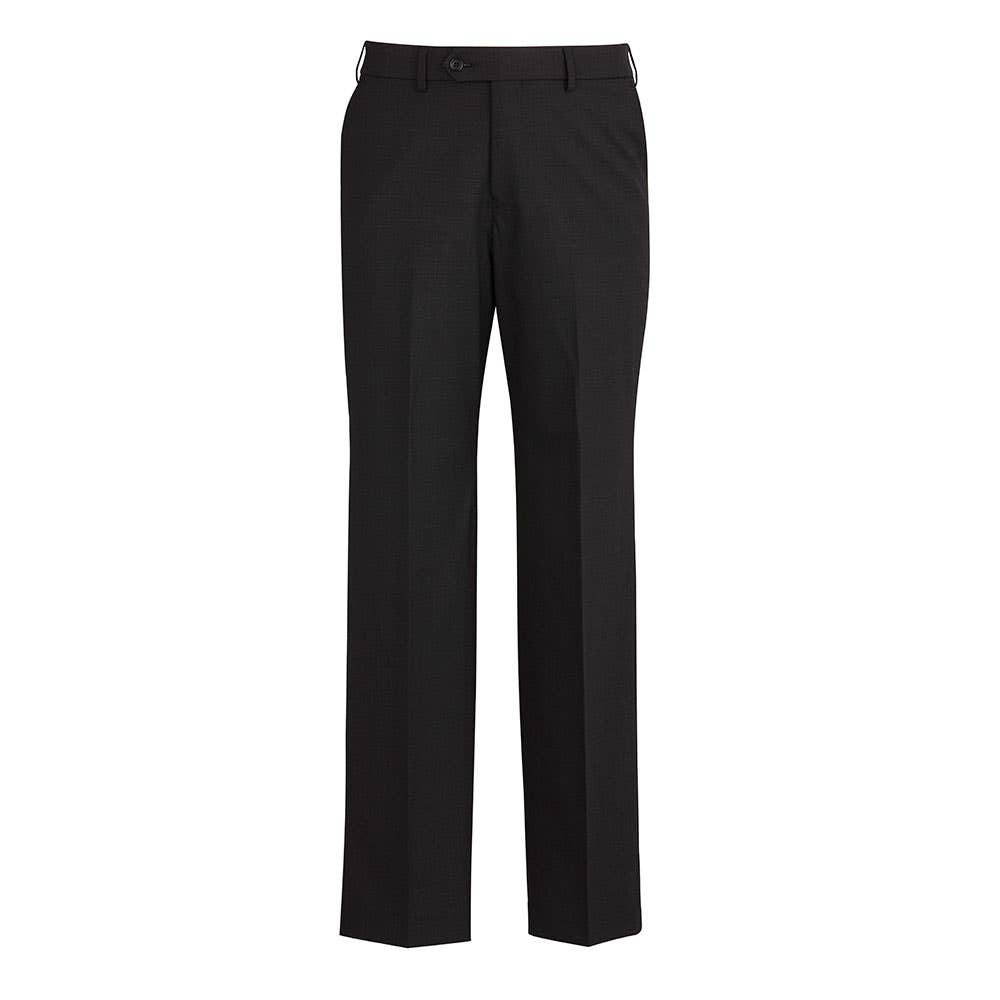 Flat Front Trouser Mens Black - 102R 36015446 74012-BLK-102R