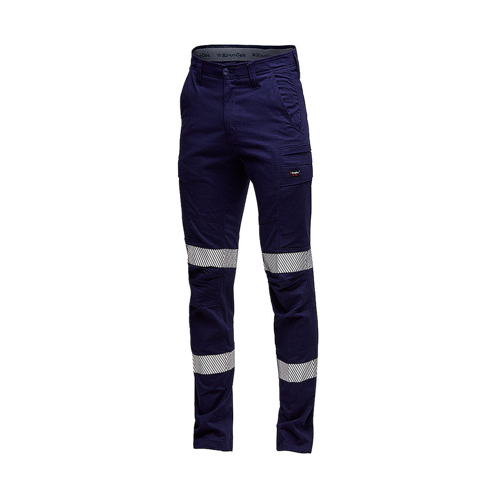 K53016 WorkCool Pro Stretch Biomotion Taped Cargo Work Pants 270gsm Navy_K53016