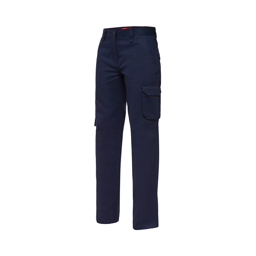 Pants Womens Cargo Cotton Drill 310gsm Generation Y Navy 8 Yakka 148091 Y08850-NAV-8