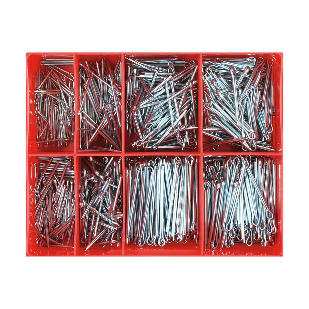 800 Piece Split Cotter Pin Kit 8 Sizes 1.6-3.2mm 7/64 1611006 CA1152
