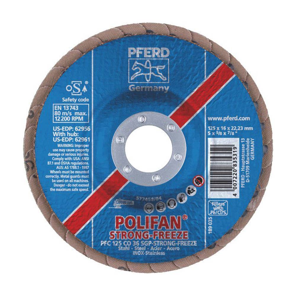 Disc Flap Ceramic Cooling 125mm Polifan Pferd – ATOM