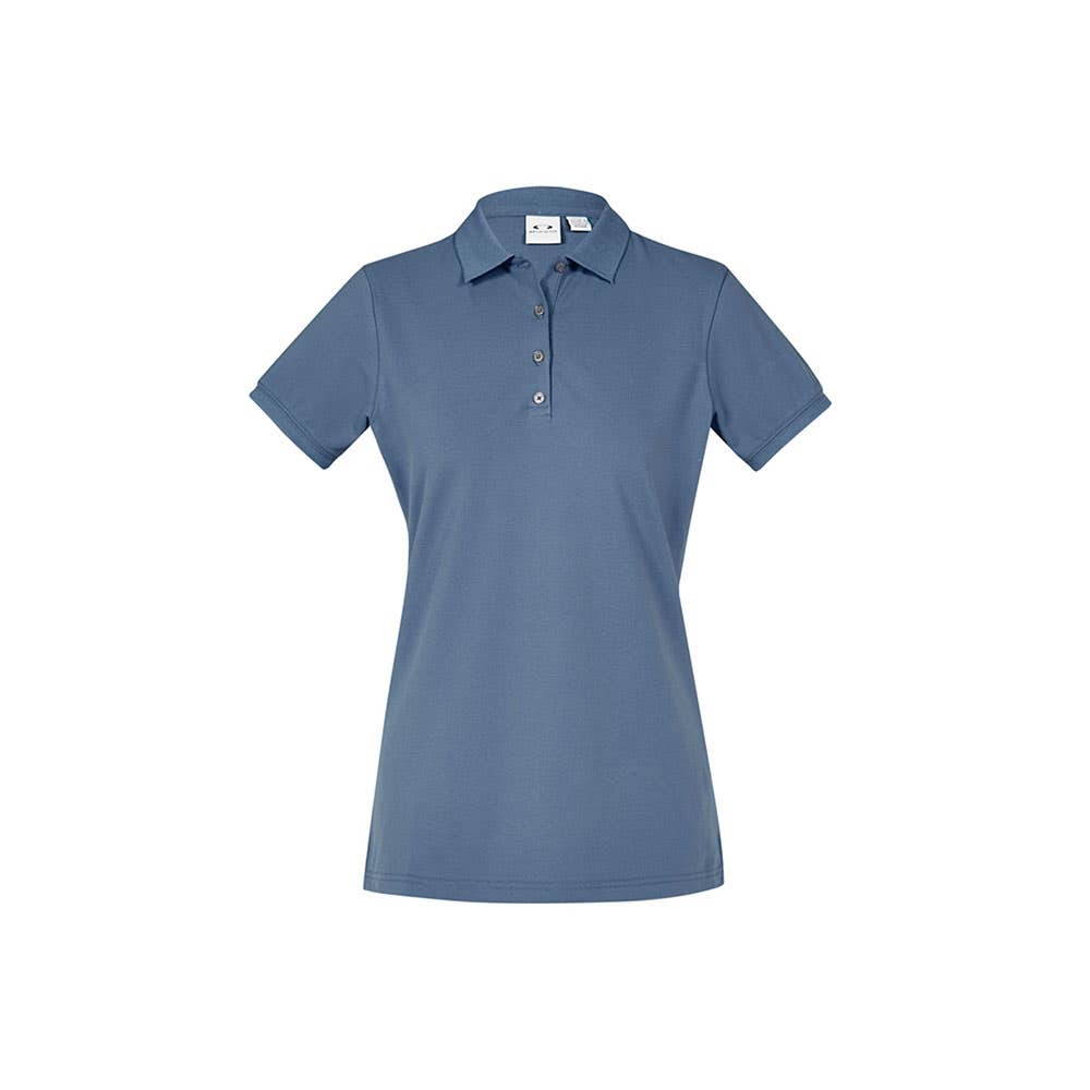 Ladies City Polo Grey Size 10 P105LS_501623_P105LS-grey-10