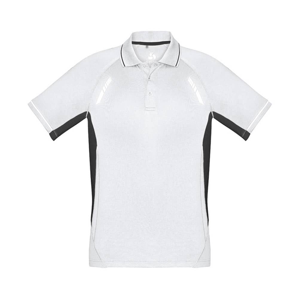 Shirt Polo S/S Micro Poly Biz Cool Renegade White/Black/Silver 2XL_528396_P700MS-WHT/BLK/SIL-2XL