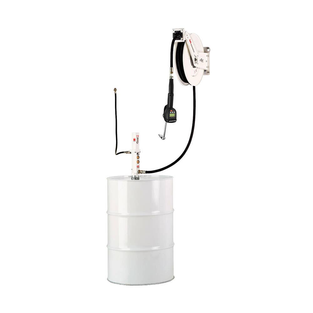 3:1 Ratio Oil Pump Kit Stationary With Hose Reel & Meter 30004334 454601N