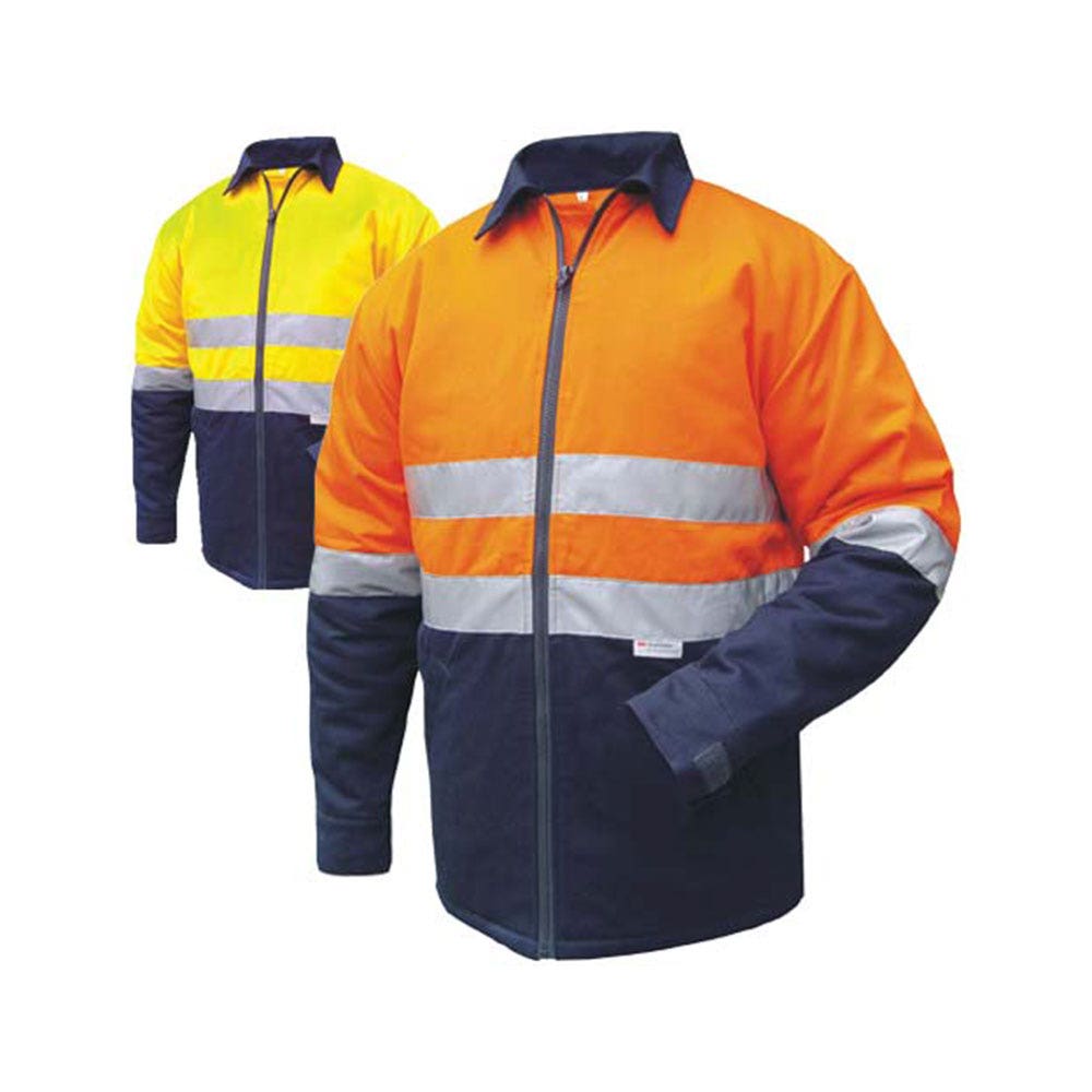 Quilt Padded Cotton Drill Jacket MJ987