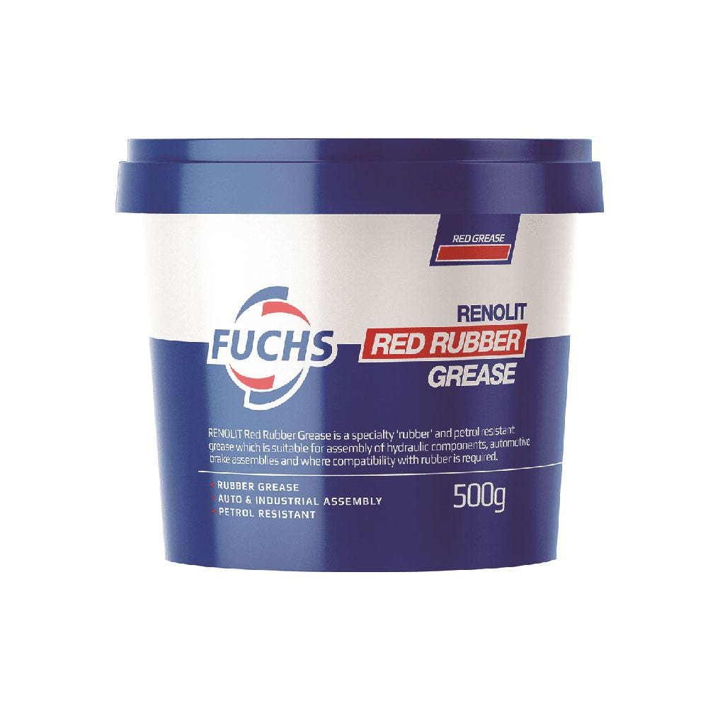 Red Rubbber Grease 500g 289028 28830500