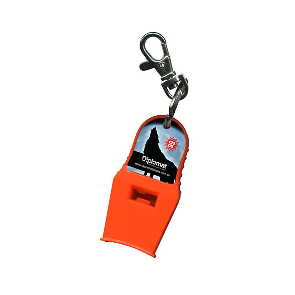 Whistle Rescue Orange Plastic + Metal Diplomat 60039825 RESCUE WHISTLE