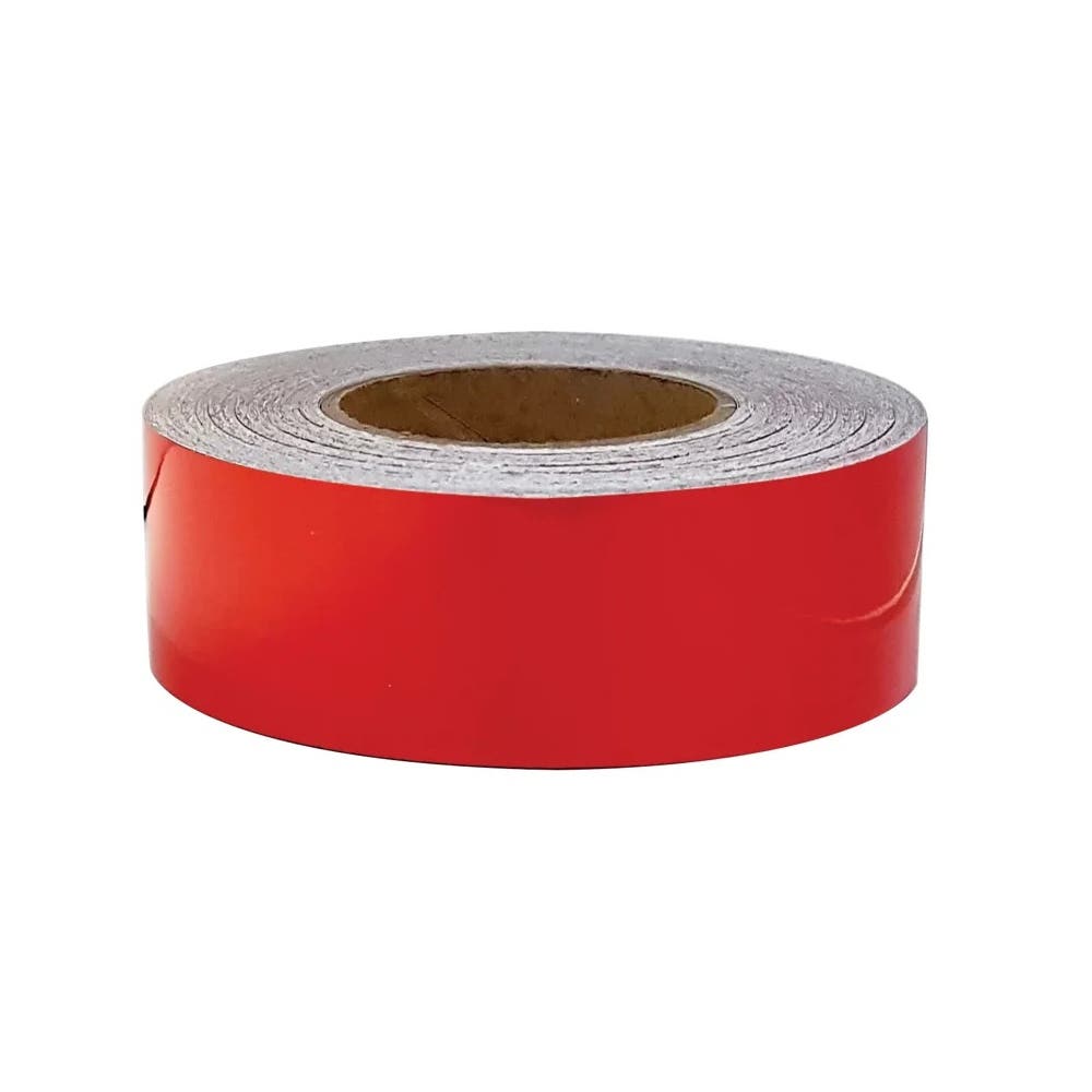 50mm x 45.7mtr - Class 2 Reflective Tape - Red_37504585_RT3R