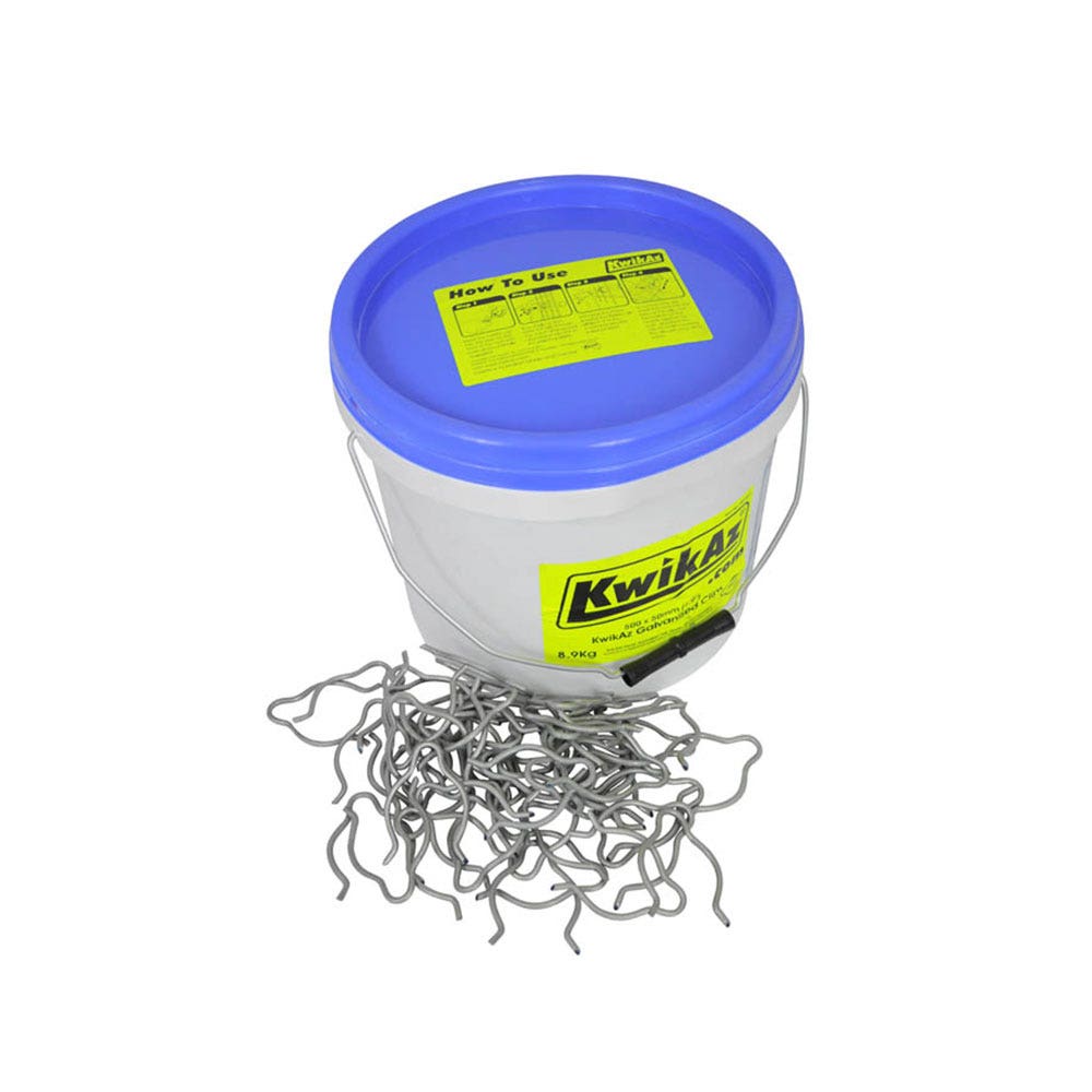 Kwikaz Clips - Bucket/500 For Scaff Clad 218820 SCF022